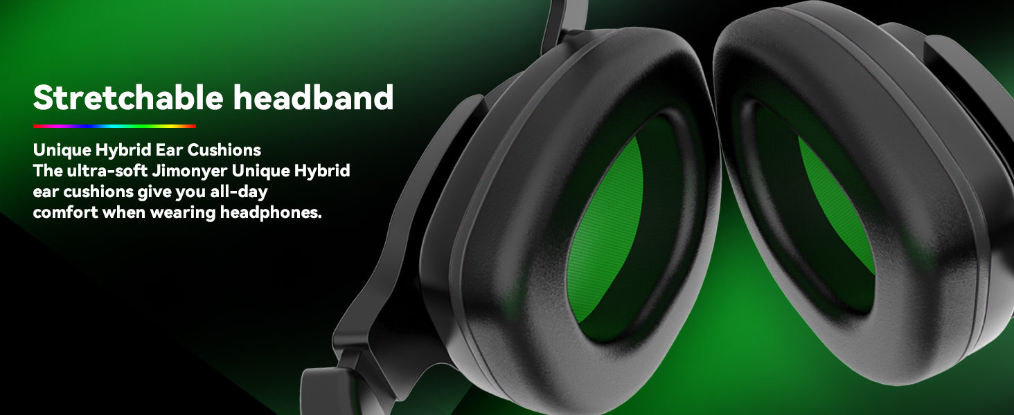 The comfortable and lightweight headband and earmuffs