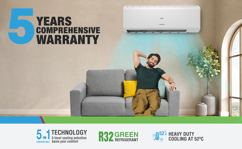 Review Godrej 1.5 Ton 5 Star, 5 Years Comprehensive Warranty, 7 Spn-Ugl