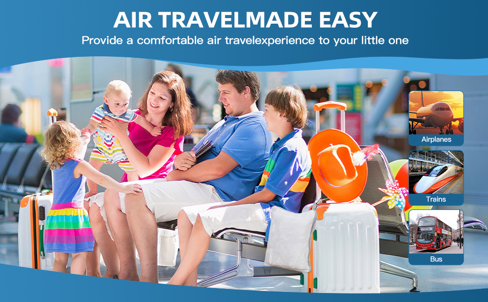 Airplane Seat Extender Footrest for Kids