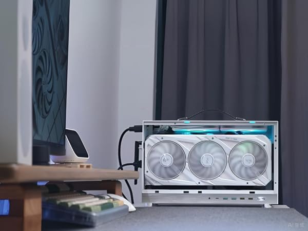 【A4S_白色】【G2S_白色】【SBH】 Amazon.com: S400 Pro 10.8L Portable Mini-ITX Computer Case