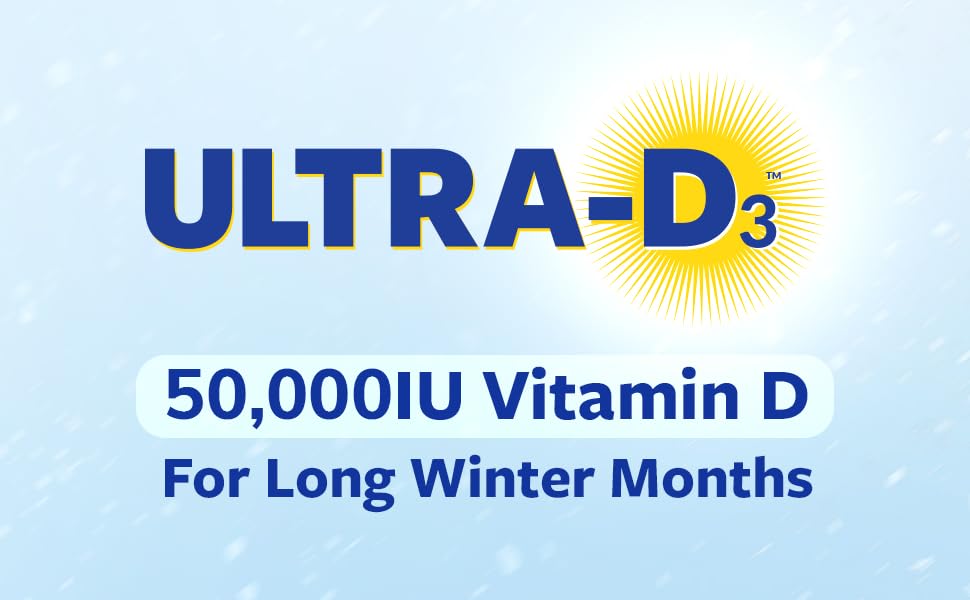 Revive Supplements Ultra-D3 Vitamin D Supplement 50,000 IU For Long Winter Months