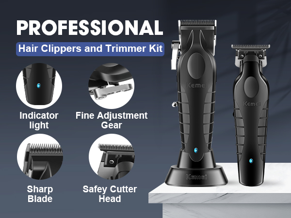 Amazon.com: KEMEI Hair Clipper and Trimmer Set Professional