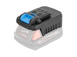 Converter compatible with Milwaukee batteries