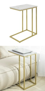 SoBuy Set Of 2 Industrial Style Side Tables End Tables Nesting Tables Coffee Table, FBT108-N 23 FBT87-G