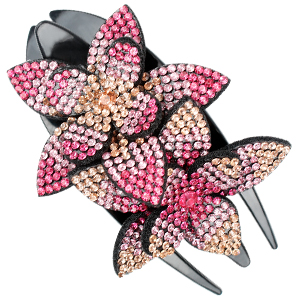  blumen haarclip haargreifer perlen haarklammer