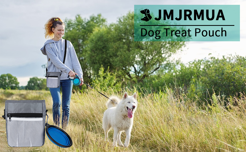JMJRMUA Dog Treat PouchPet Treat Pouch for Training Hands