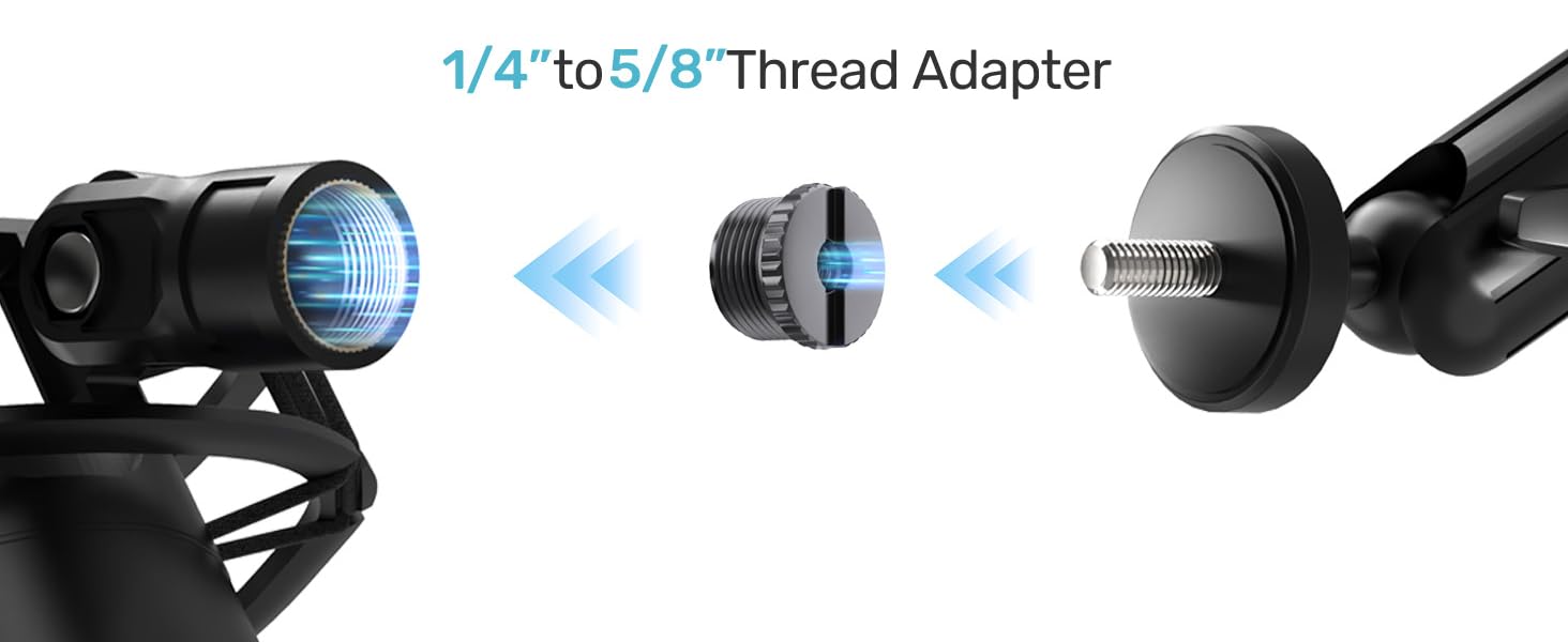 1/4"to 5/8" Thread Adapter