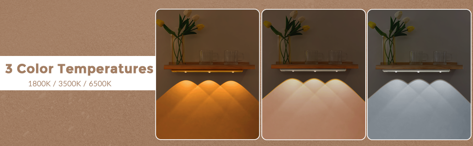 3 color temperatures