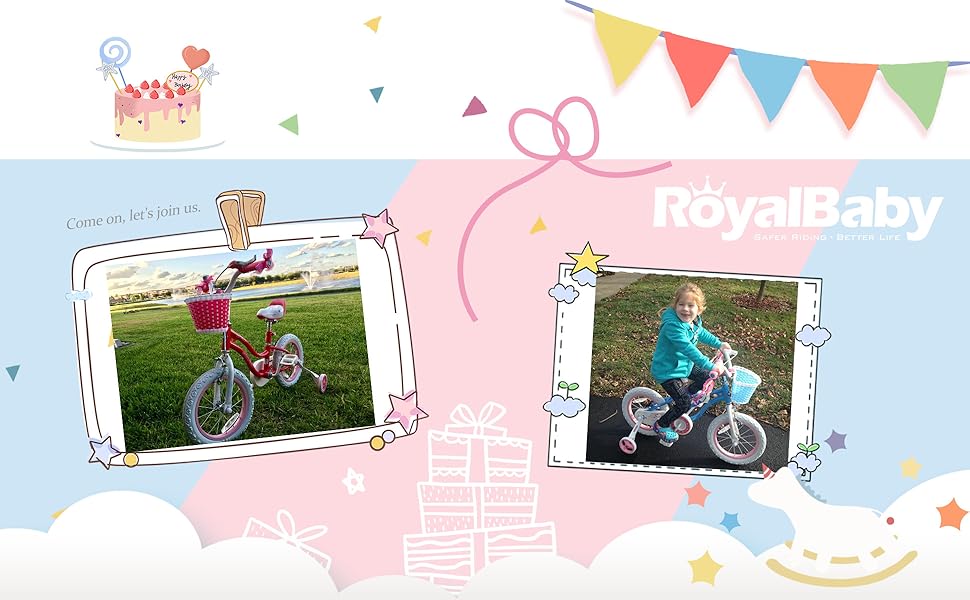 RoyalBaby Kinderfahrrad Mädchen Stargirl Fahrrad