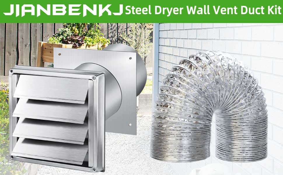 through wall dryer vent kit