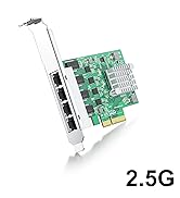 Intel サーバーグレード LANカード I350-T4 NIC 4ポート Amazon.com: H!Fiber Gigabit 4 Port NIC with Intel I350 Chip