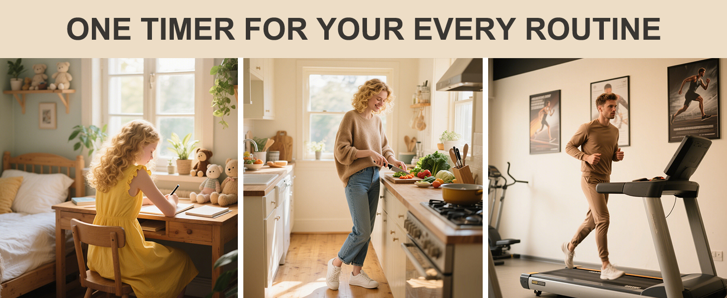 3 timer modes for every routines