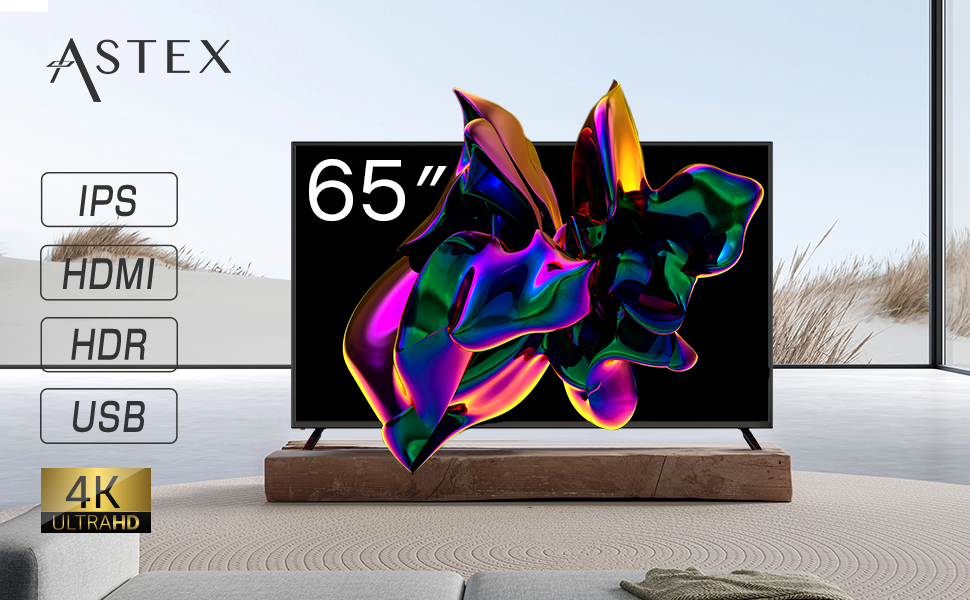Amazon.co.jp: Aston 65インチ モニター 4K 大型液晶