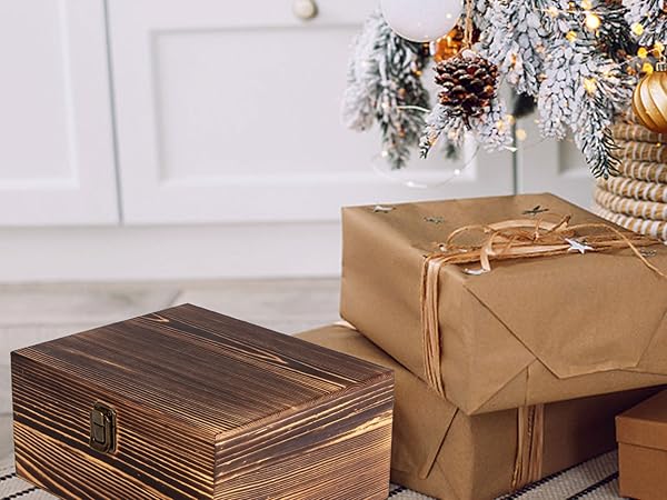 U.S.A ヴィンテージ 木箱 vintage wooden box Amazon.com: Useekoo Vintage Wooden Storage Box Container