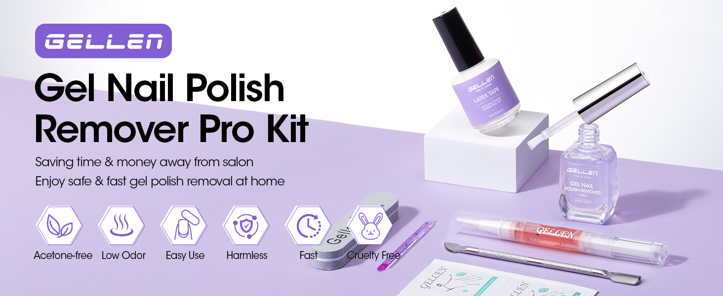 gellen gel nail polish remover for nails