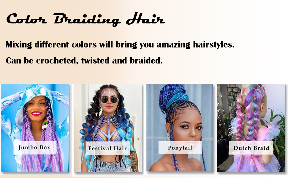Jumbo Braiding Hair Extensions