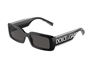 Amazon.com: Dolce & Gabbana DG6187 501/87 53MM Black/Dark