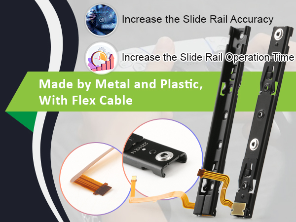 Amazon.com: Left and Right Slide Rail for Nintendo Switch