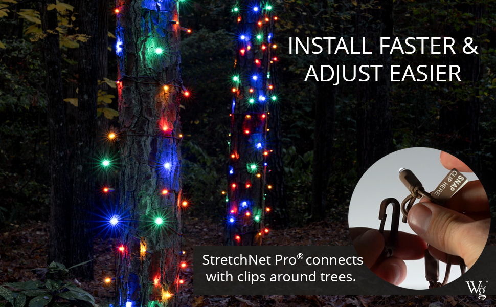 StretchNet Pro Wintergreen Lighting Easy Install