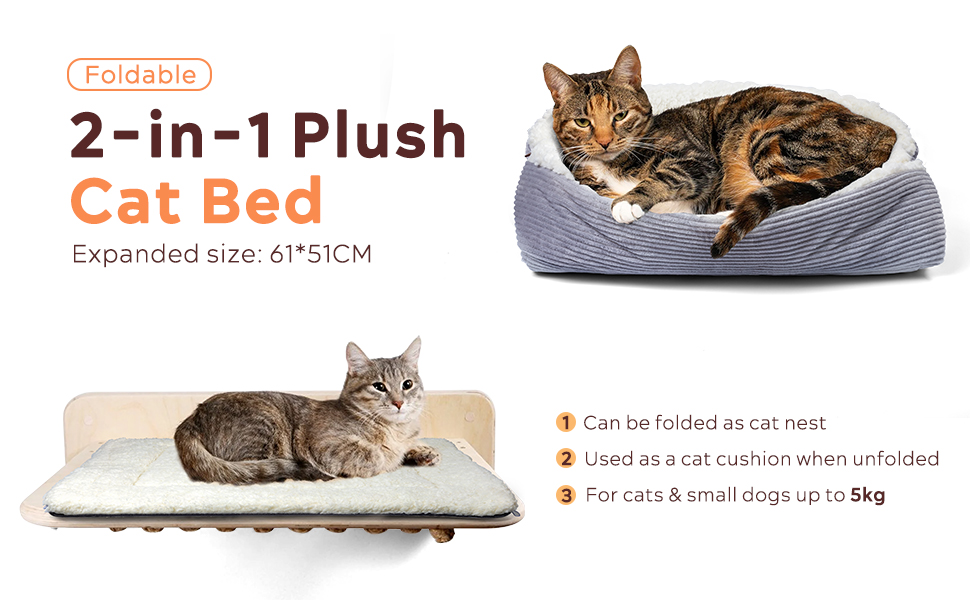 plüsch katzenbett