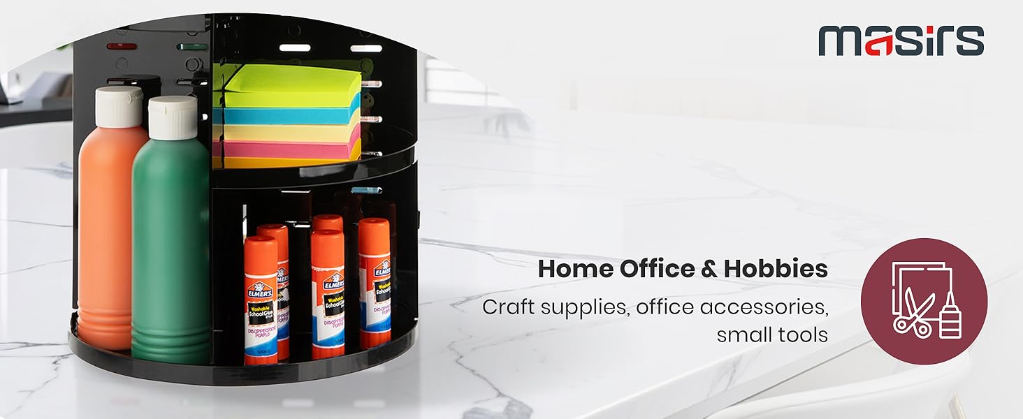 Rotating Makeup Organizer home office supplies