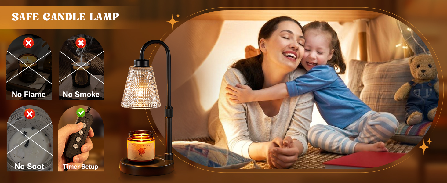 safe candle lamp