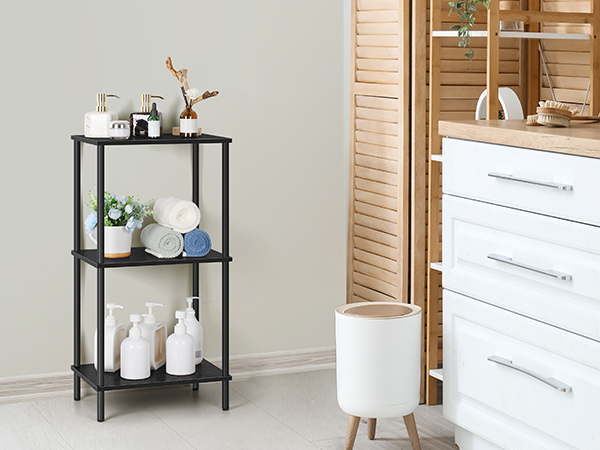 EIT MINI Table 〜 Triple name version JAYDEN CREATION Edelmira 22 in Acorn MDF Hexagon End Table