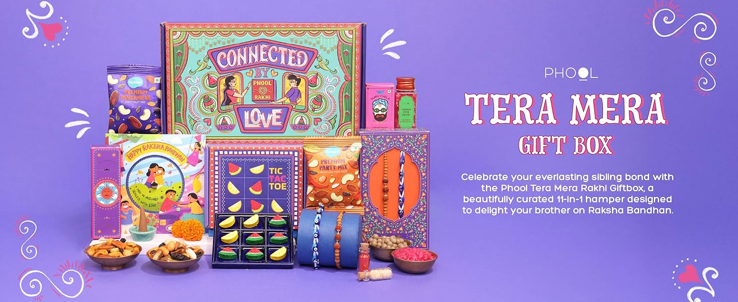 Rakhi gift set for brother tera mera gift hamper