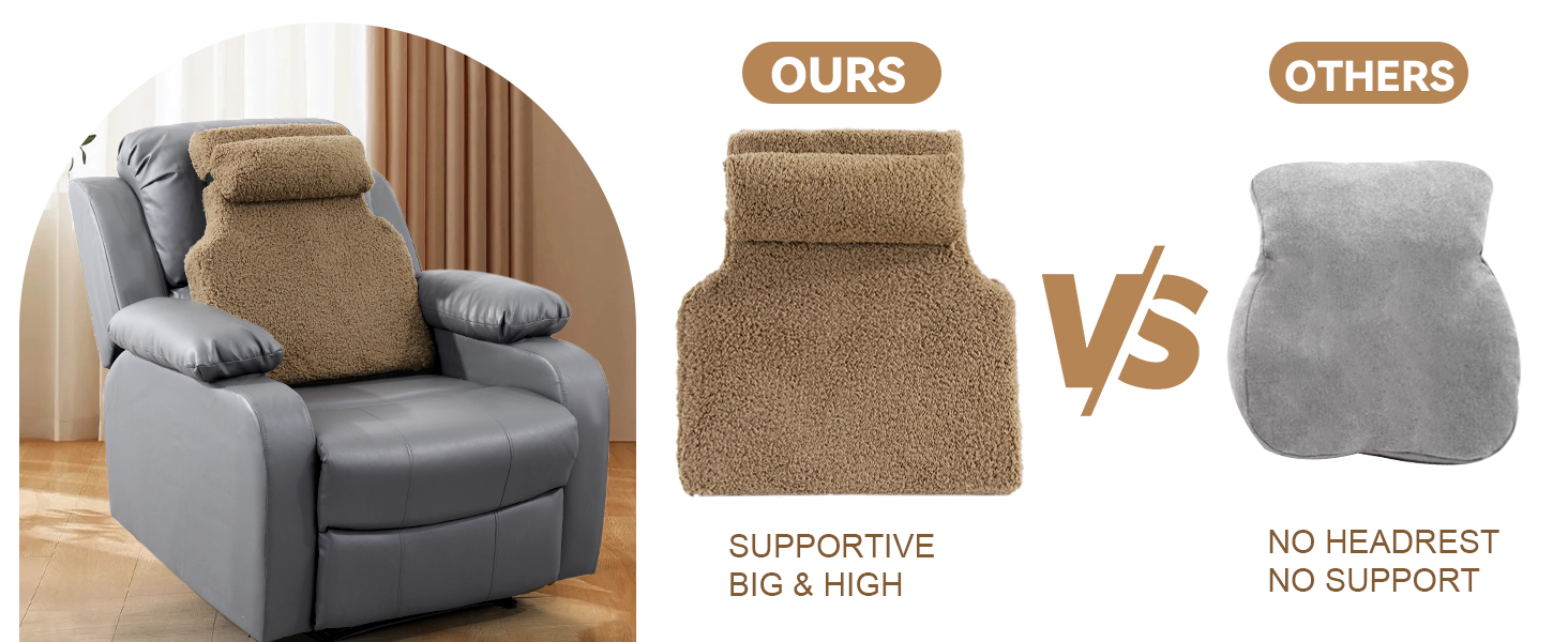 HOMBYS Sherpa Fleece Lumbar Support Pillow for Recliner Back Pain Relief Big High Back Support
| HOMBYS Memory Foam Df8e2144 6293 46d5 9046 Ae81f3c271e2. CR0,0,1464,600 PT0 SX1464 V1