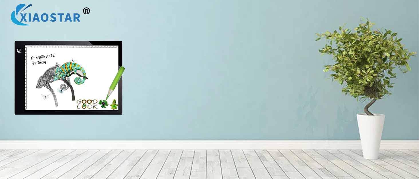 XIAOSTAR Light Box Drawing A4,Tracing Board with Brightness Adjustable