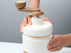 Snow Cone Machine Manual, Shaved Ice Maker Machine for Home, Ice Shaver Hand Crank