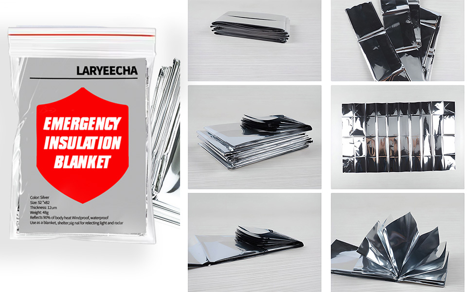 Emergency insulation blanket products fine polishing, reflecting quality details