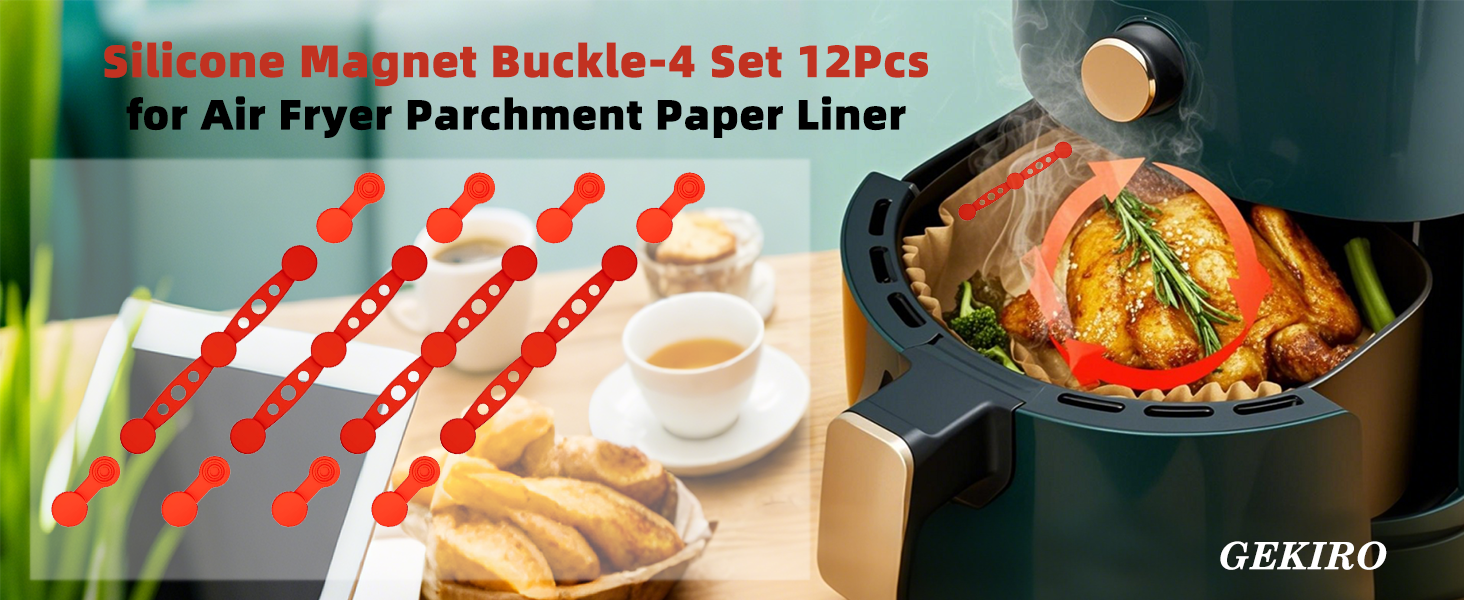 Air Fryer Magnet Silicone Buckle