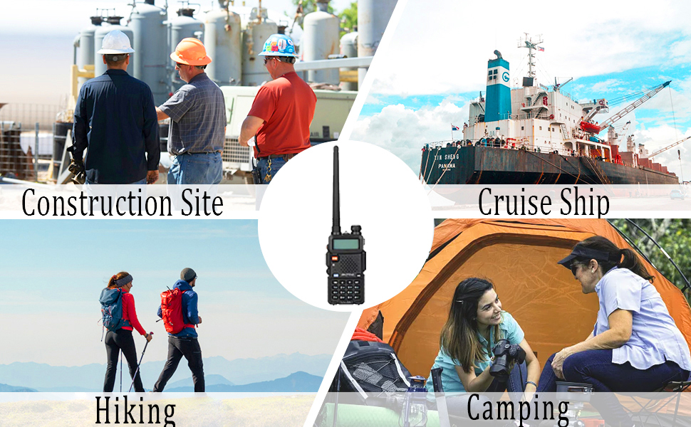 BAOFENG UV5R Radio, Handheld Ham Radios Long Range, Dual