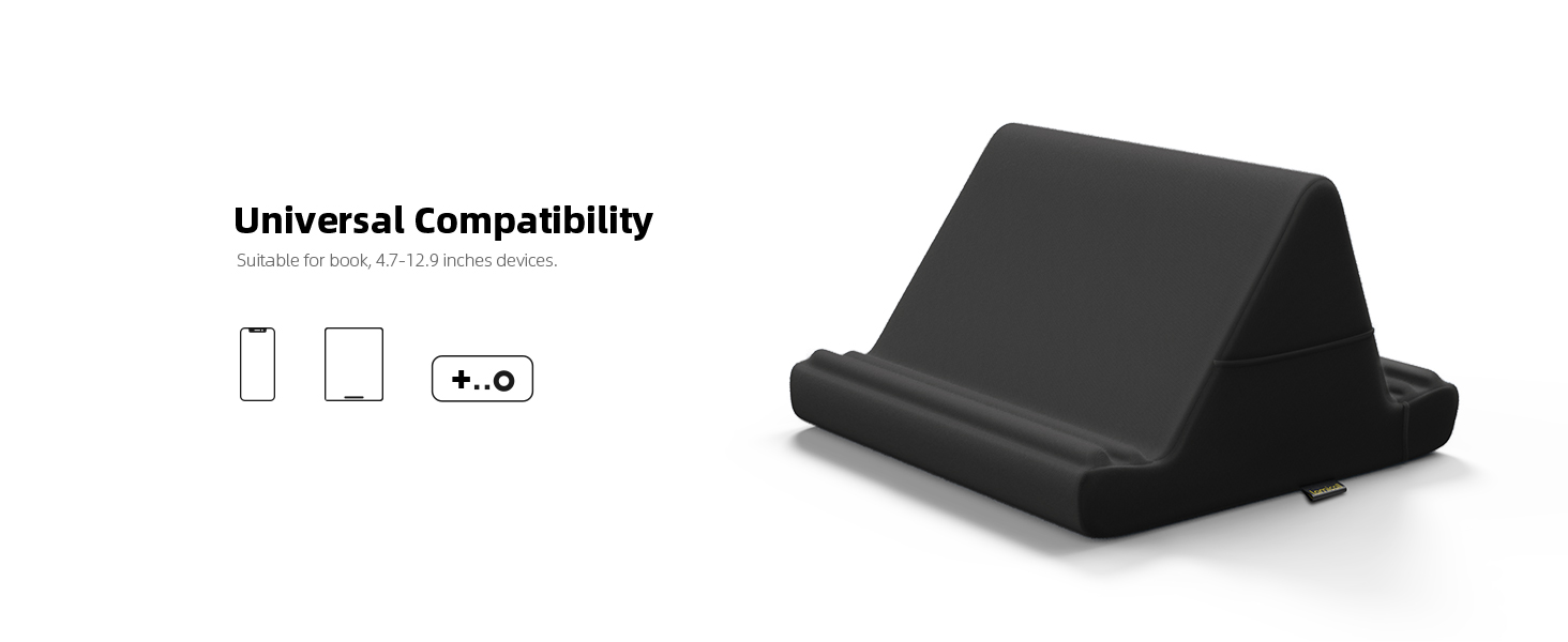 Lamicall Tablet Pillow Holder, Pillow Soft Pad Bed Tablet Stand