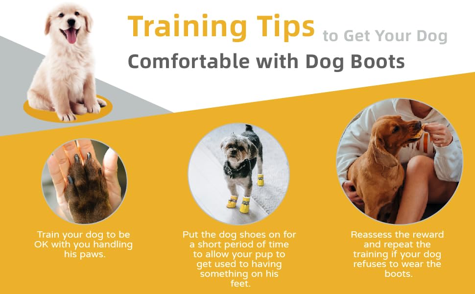 Dog Snow Boots with Fur Paw Protectors Shoes for Small