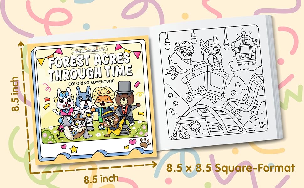 8.5 by 8.5 inch Square Format
