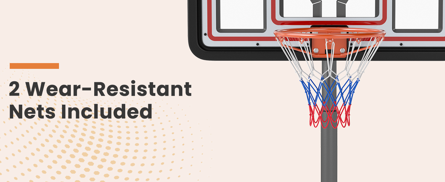 Costway Portable Basketball Hoop