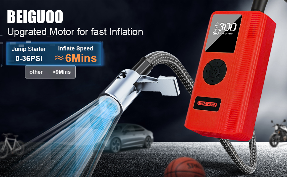  car jump starter with air compressor