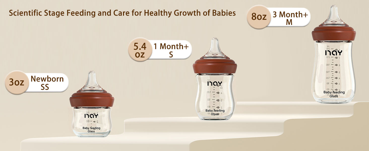 glass feeding bottles for babies