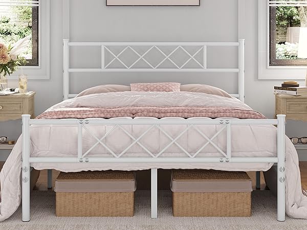 ベッドフレーム bed frame with mattress Amazon.com: CXVX Full Size Platform Bed Frame with