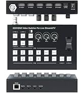 Amazon.com: Video Mixer Switcher 1SDI/3HDMI Input 2HDMI