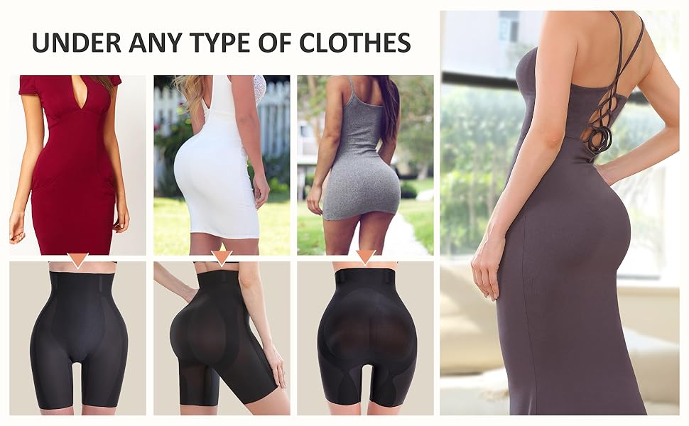high waisted shapewear for women tummy control 