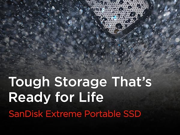 SanDisk 500GB Extreme Portable SSD - Rugged, Fast, and Secure