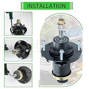 Amazon.com: NICHEFLAG 539131898 Spindle Assembly Pre-Greased