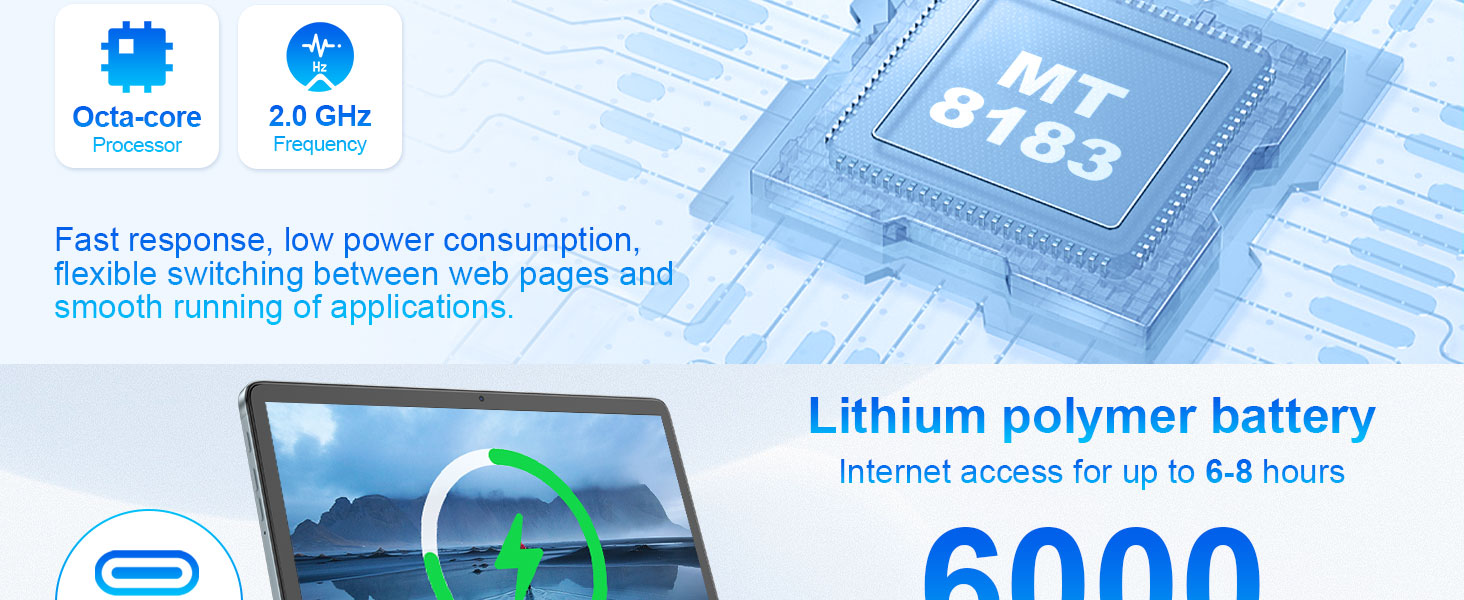 6000mAh tablet
