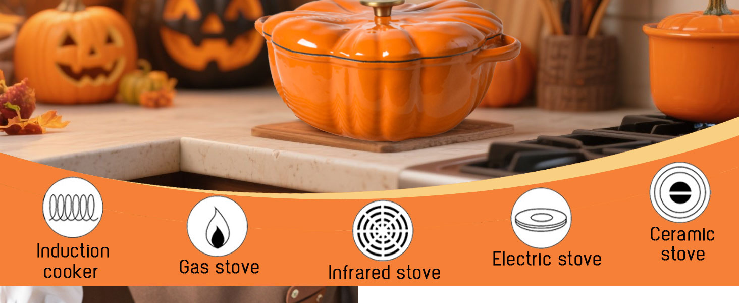 Covered Dutch Oven Stockpot Baking Dish