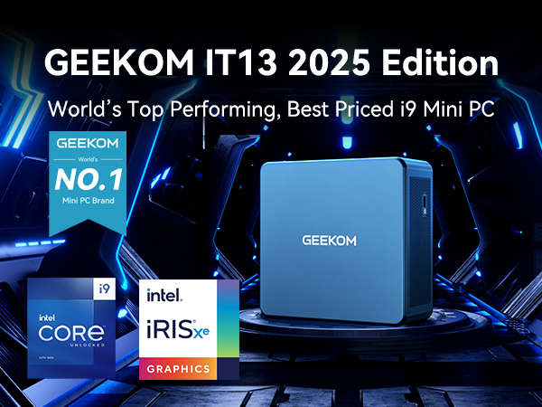美品　GEEKOM Mini IT13 i9 64GB 2TB WIN11PRO Best Mini PC | GEEKOM Mini IT13 Mini PC with 13th Gen Intel i9