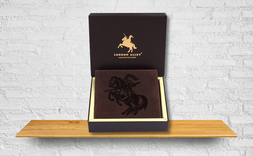 SPN-BFC LONDON ALLEY Sparta Vintage Brown RFID Blocking Men's Leather Wallet