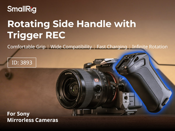 SONY FDR-AX700 + smallrig ハンドル Amazon | SmallRig Alpha 7 IV/Alpha 7SIII / Alpha 7R V用